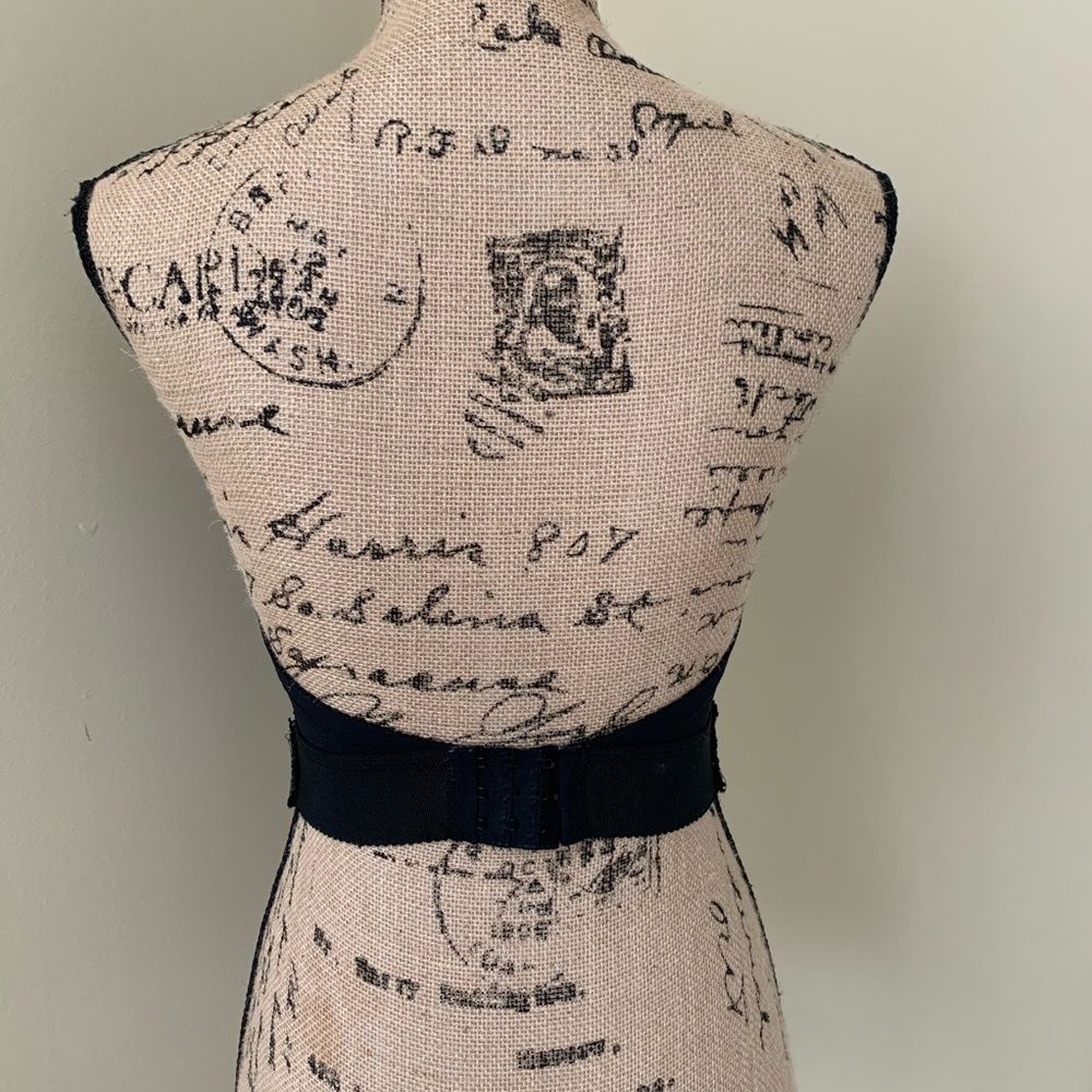 Beaded Black Bustier - image 6